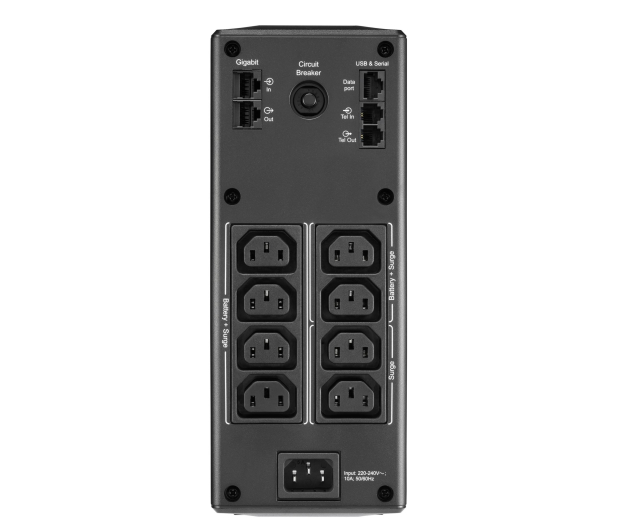 APC Back-UPS Pro (1600VA/960W, 8xIEC, RJ-45, AVR, LCD) - 520170 - zdjęcie 2